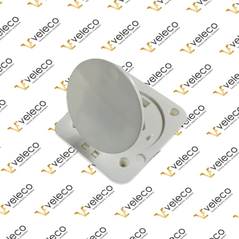 Klapka Ladowania z ramką biała ZT15