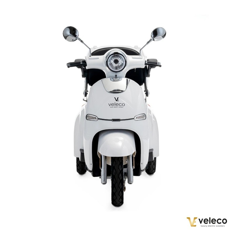 Veleco CRISTAL: scooter de movilidad de tres ruedas con iluminación LED completa
