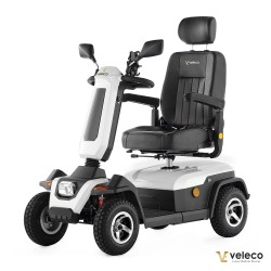 Veleco SHARPY: scooter de movilidad de 4 ruedas con asiento tipo capitán