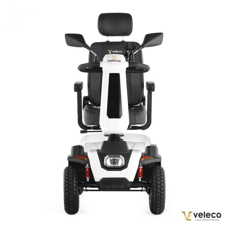 Veleco SHARPY: scooter de movilidad de 4 ruedas con asiento tipo capitán