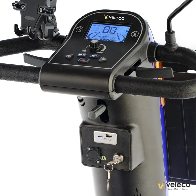 Veleco LOOPER: scooter de movilidad de fácil manejo con luces LED