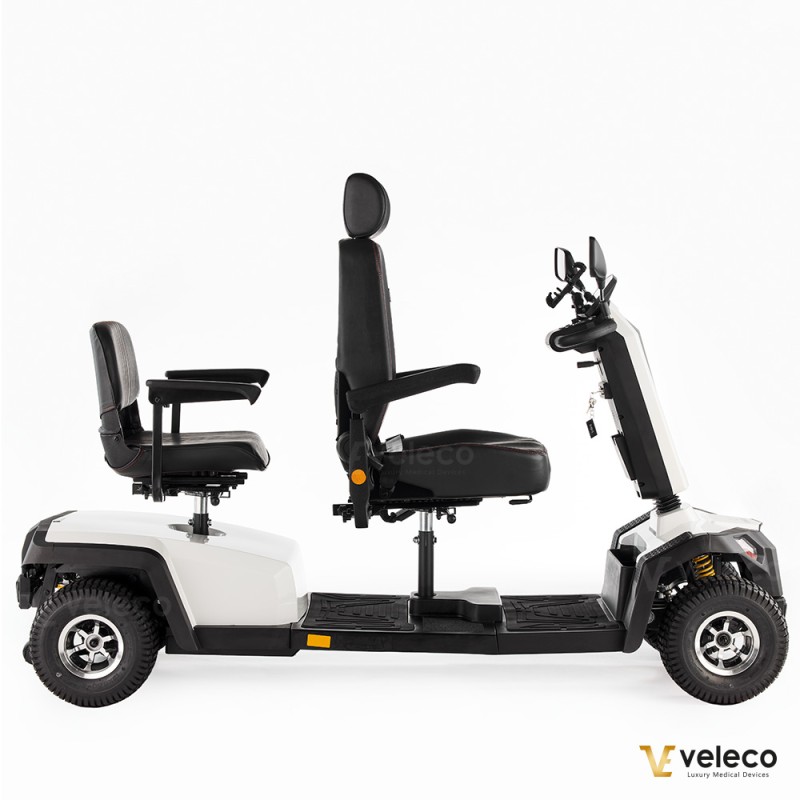 Veleco SHARPY TWIN: scooter de movilidad con doble asiento