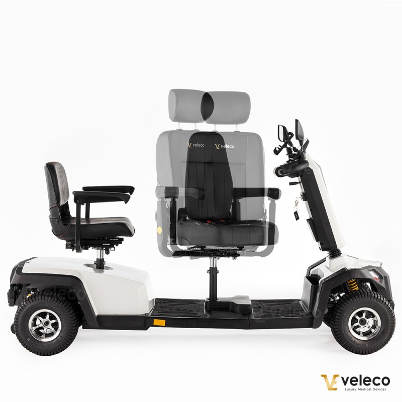 Veleco SHARPY TWIN: scooter de movilidad con doble asiento
