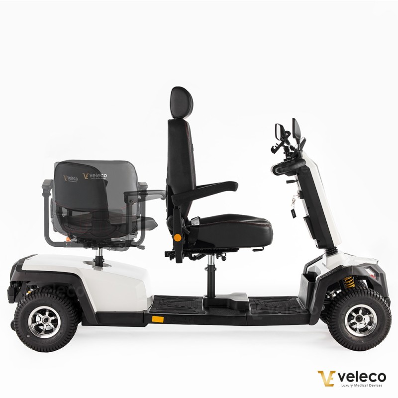 Veleco SHARPY TWIN: scooter de movilidad con doble asiento