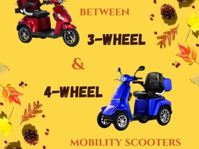 Choosing between 3-wheel and 4-wheel mobility scooters for heavier users